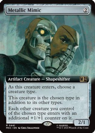 Metallic Mimic (Extended Art) (MSC-441) - Commander: Marvel Super Heroes Foil