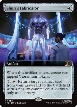 Shuri's Fabricator (Extended Art) (MSC-450) - Commander: Marvel Super Heroes