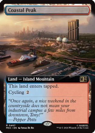 Coastal Peak (Extended Art) (MSC-467) - Commander: Marvel Super Heroes