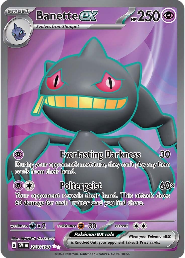 Banette ex 229/198 - Ultra Rare - Holofoil