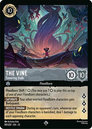 The Vine - Towering Stalk (197/204) - Attack of the Vine Cold Foil