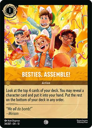 Besties, Assemble! (34/204) - Attack of the Vine Cold Foil