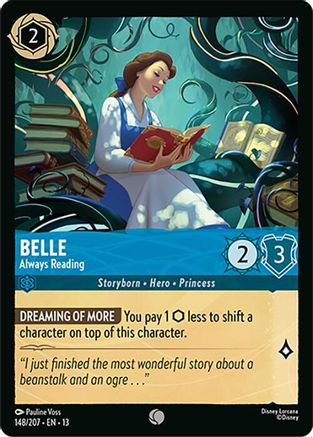 Belle - Always Reading (148/204) - Attack of the Vine Cold Foil