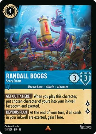 Randall Boggs - Scary Smart (153/204) - Attack of the Vine Cold Foil