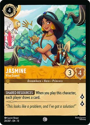 Jasmine - Vine Expert (20/204) - Attack of the Vine