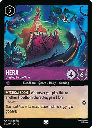 Hera - Created by the Vine (55/204) - Attack of the Vine Cold Foil