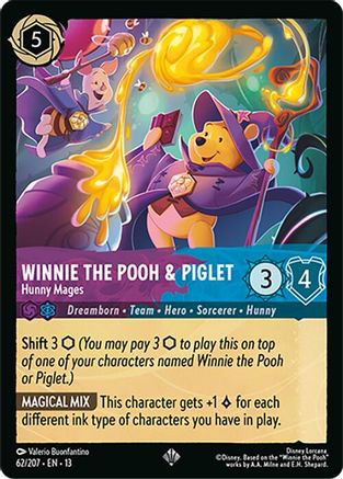 Winnie the Pooh & Piglet - Hunny Mages (62/204) - Attack of the Vine