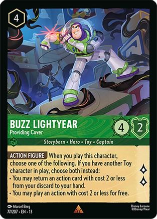 Buzz Lightyear - Providing Cover (77/204) - Attack of the Vine