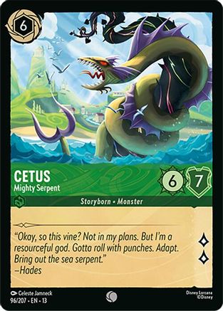 Cetus - Mighty Serpent (96/204) - Attack of the Vine Cold Foil
