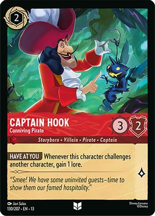 Captain Hook - Conniving Pirate (130/204) - Attack of the Vine