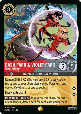 Dash Parr & Violet Parr - Super Siblings (133/204) - Attack of the Vine