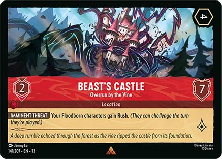 Beast's Castle - Overrun by the Vine (141/204) - Attack of the Vine Cold Foil