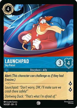 Launchpad - Sky Patrol (143/204) - Attack of the Vine Cold Foil