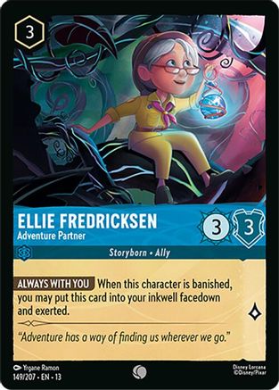 Ellie Fredricksen - Adventure Partner (149/204) - Attack of the Vine Cold Foil