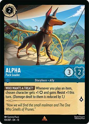 Alpha - Pack Leader (151/204) - Attack of the Vine Cold Foil