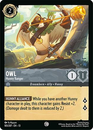 Owl - Hunny Ranger (185/204) - Attack of the Vine
