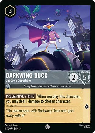 Darkwing Duck - Shadowy Superhero (187/204) - Attack of the Vine Cold Foil