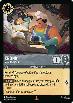 Kronk - Meat Hut Cook (191/204) - Attack of the Vine Cold Foil
