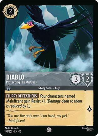 Diablo - Protecting His Mistress (193/204) - Attack of the Vine Cold Foil