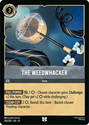 The Weedwhacker (205/204) - Attack of the Vine Cold Foil