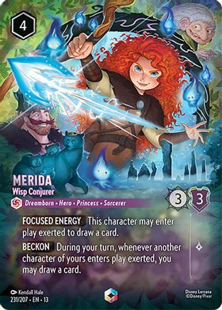 Merida - Wisp Conjurer (Enchanted) (231/204) - Attack of the Vine Holofoil