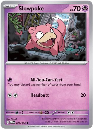 Slowpoke (029/null) - ME05 Pitch Black Reverse Holofoil