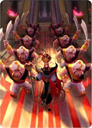 Reign of Jafar Puzzle Insert (Version 1 of 2) (Bottom Middle) - Reign of Jafar