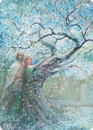 Flowering of the White Tree Art Card (ASHOB-027) - Art Series: The Hobbit