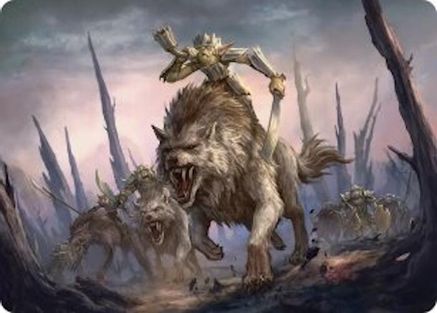 Signal the Onslaught Art Card (ASHOB-052) - Art Series: The Hobbit