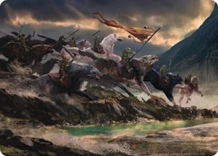 Tide of Fury and Disorder Art Card (ASHOB-053) - Art Series: The Hobbit