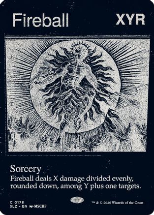 Fireball (0178) (SLZ-178) - Secret Lair x MSCHF: The Zeta Set