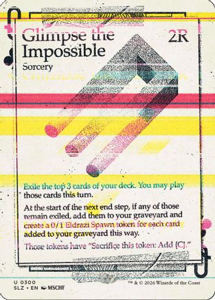 Glimpse the Impossible (0300) (SLZ-179) - Secret Lair x MSCHF: The Zeta Set