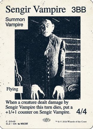 Sengir Vampire (0049) (SLZ-049) - Secret Lair x MSCHF: The Zeta Set