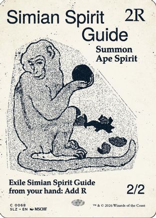 Simian Spirit Guide (0068) (SLZ-068) - Secret Lair x MSCHF: The Zeta Set