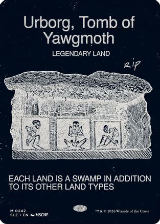 Urborg, Tomb of Yawgmoth (0242) (SLZ-242) - Secret Lair x MSCHF: The Zeta Set