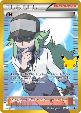N (101/null) - ME 30th Celebration Classic Collection Holofoil