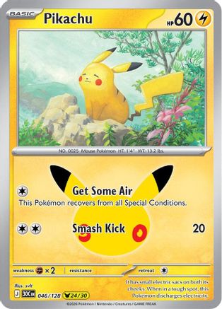 Pikachu (046/128) - ME 30th Celebration Holofoil