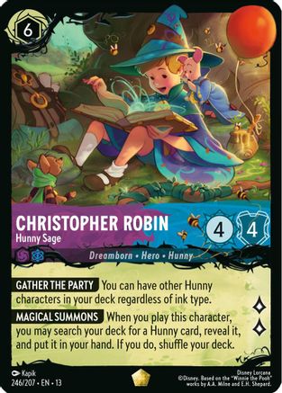 Christopher Robin - Hunny Sage (246/207) - Illumineers Quest The Great Hunny Rescue Cold Foil