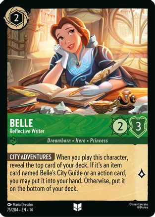 Belle - Reflective Writer (75/204) - Hyperia City Cold Foil