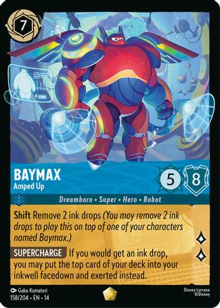Baymax - Amped Up (158/204) - Hyperia City Holofoil