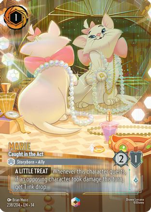 Marie - Caught in the Act (Enchanted) (238/204) - Hyperia City Holofoil