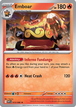 Emboar (013/086) - Deck Exclusives