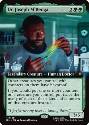 Dr. Joseph M'Benga (Extended Art) (TRK-469) - Star Trek Foil