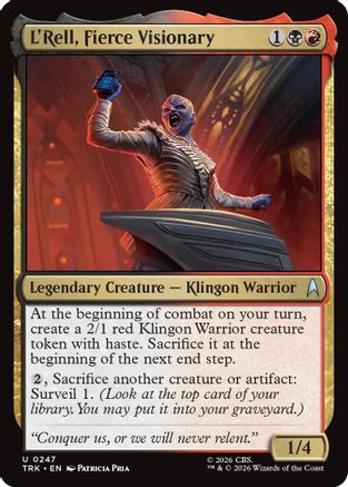 L'Rell, Fierce Visionary (TRK-247) - Star Trek Foil