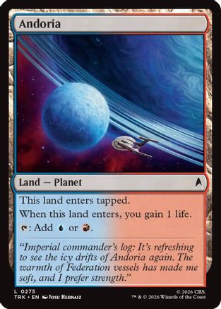 Andoria (TRK-275) - Star Trek Foil