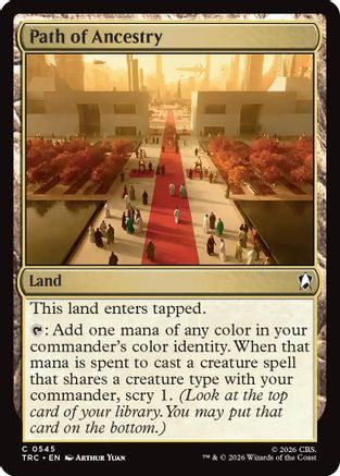 Path of Ancestry (Surge Foil) (TRC-545) - Commander: Star Trek Foil