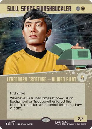 Sulu, Space Swashbuckler (Showcase) (TRK-407) - Star Trek