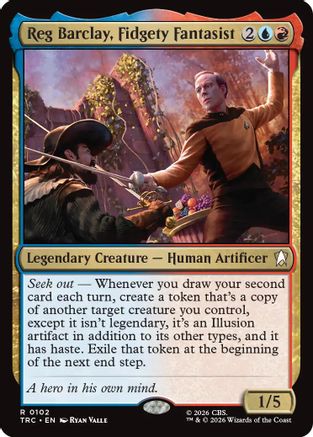 Reg Barclay, Fidgety Fantasist (TRC-102) - Commander: Star Trek