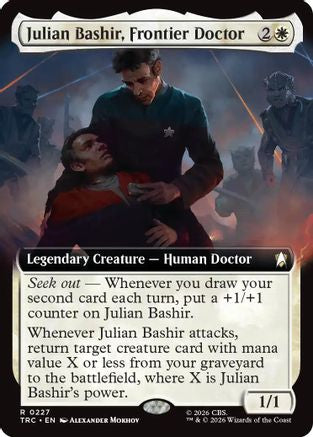 Julian Bashir, Frontier Doctor (Extended Art) (TRC-227) - Commander: Star Trek