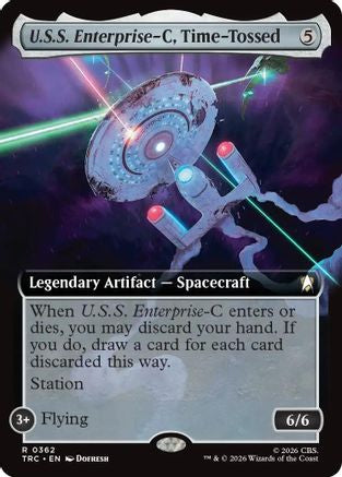 U.S.S. Enterprise-C, Time-Tossed (Extended Art) (TRC-362) - Commander: Star Trek